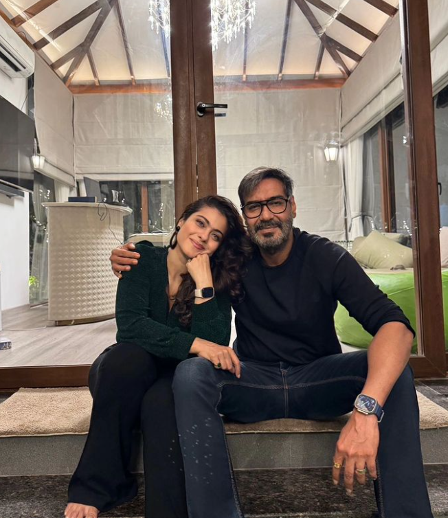 Kajol and ajay devgn in new pics on their wedding anniversary