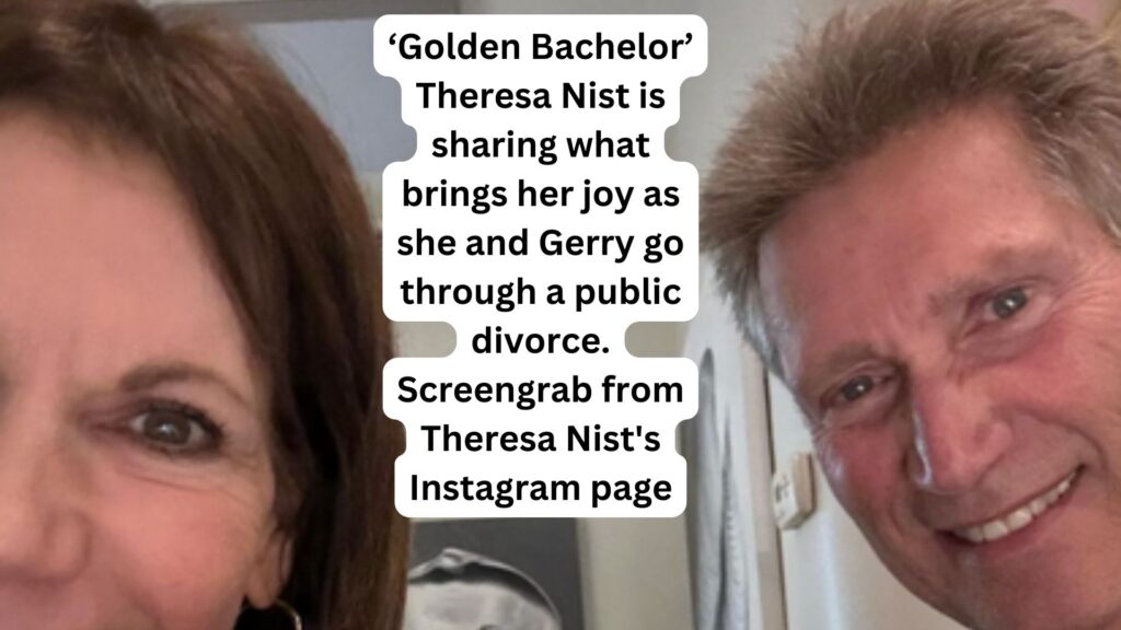 ‘golden bachelor’ theresa nist is sharing what brings her joy as she and gerry go through a public divorce. Screengrab from theresa nist's instagram page read more at: https://www. Miamiherald. Com/news/nation-world/national/article287979960. Html#storylink=cpy