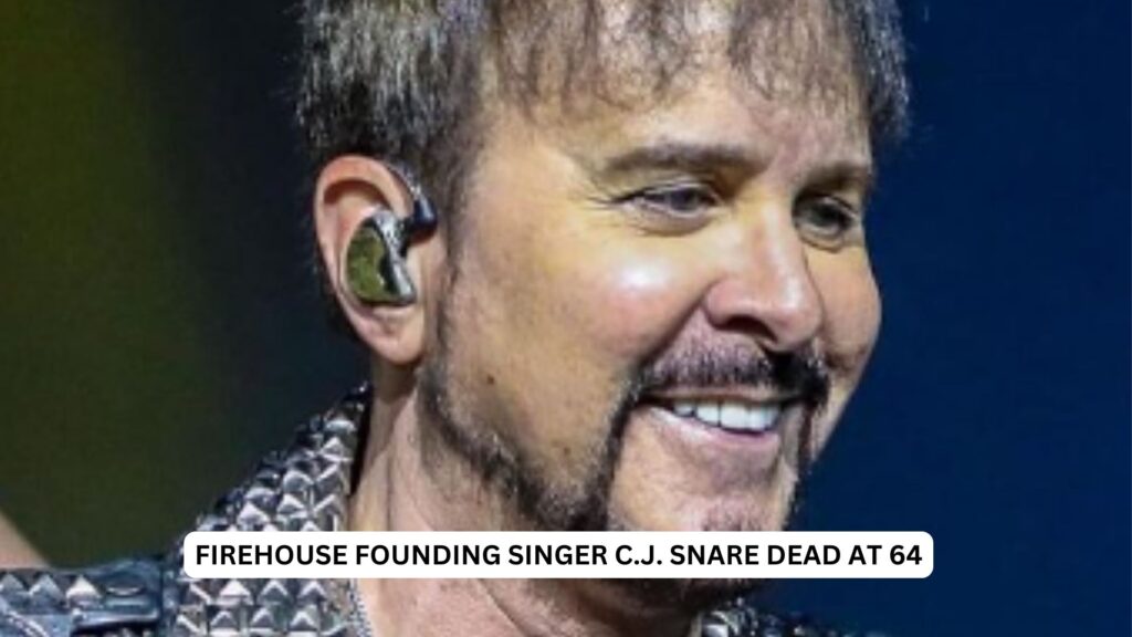 Firehouse founding singer c. J. Snare dead at 64