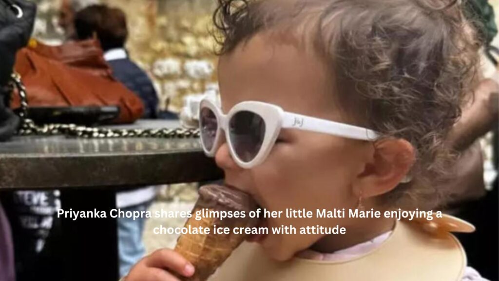 Priyanka chopra shares glimpses of her little malti marie enjoying a chocolate ice cream with attitude