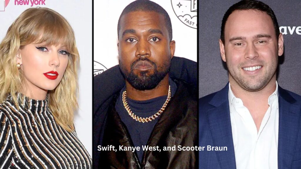 Swift, kanye west, and scooter braun