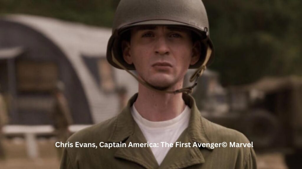 Chris evans, captain america: the first avenger © marvel