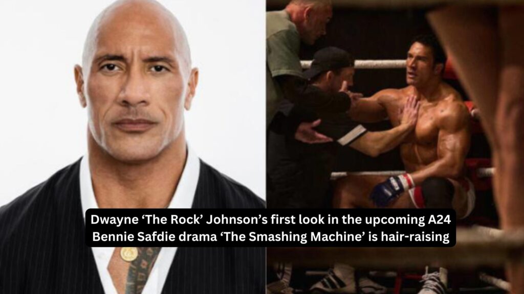 Dwayne ‘the rock’ johnson’s first look in the upcoming a24 bennie safdie drama ‘the smashing machine’ is hair-raising