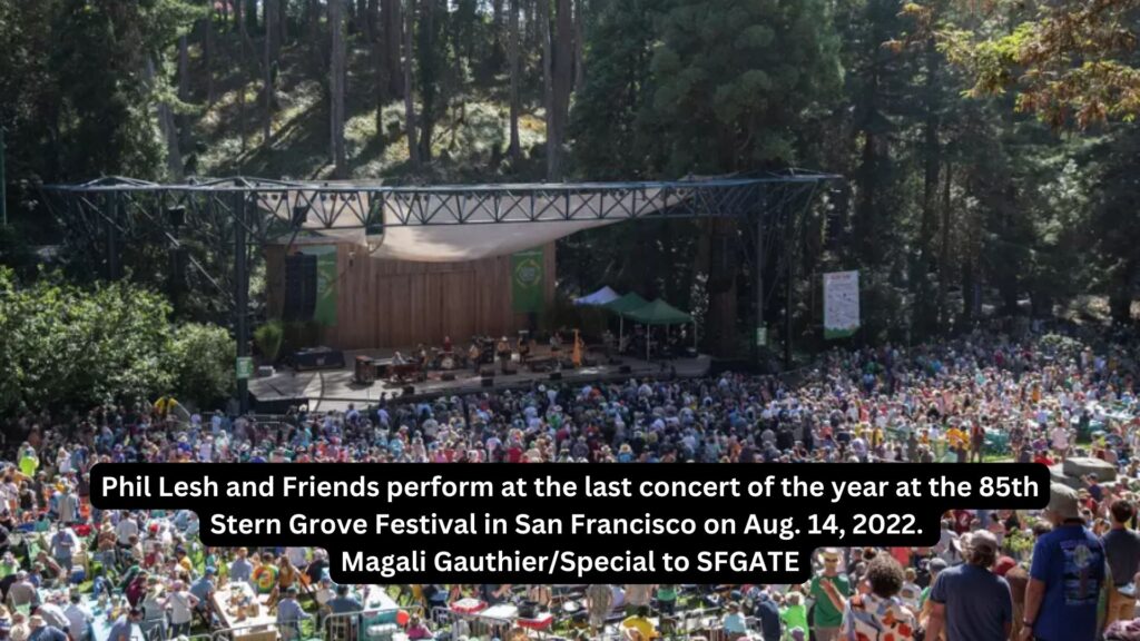 Phil lesh and friends perform at the last concert of the year at the 85th stern grove festival in san francisco on aug. 14, 2022. Magali gauthier/special to sfgate